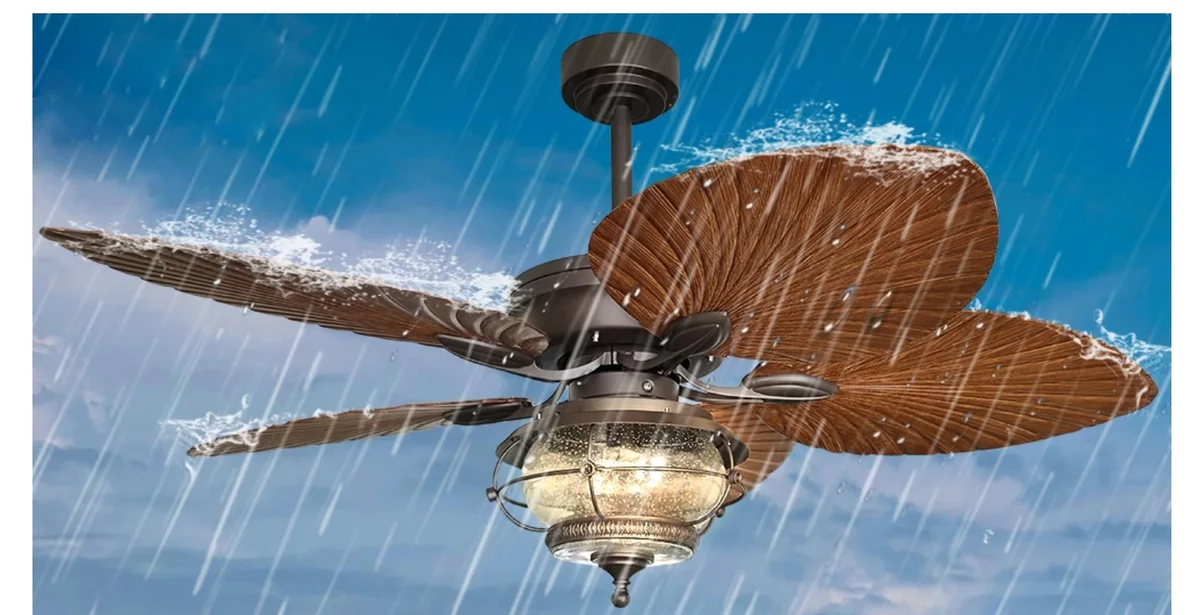E1004 — ABS blade ceiling fan with light
