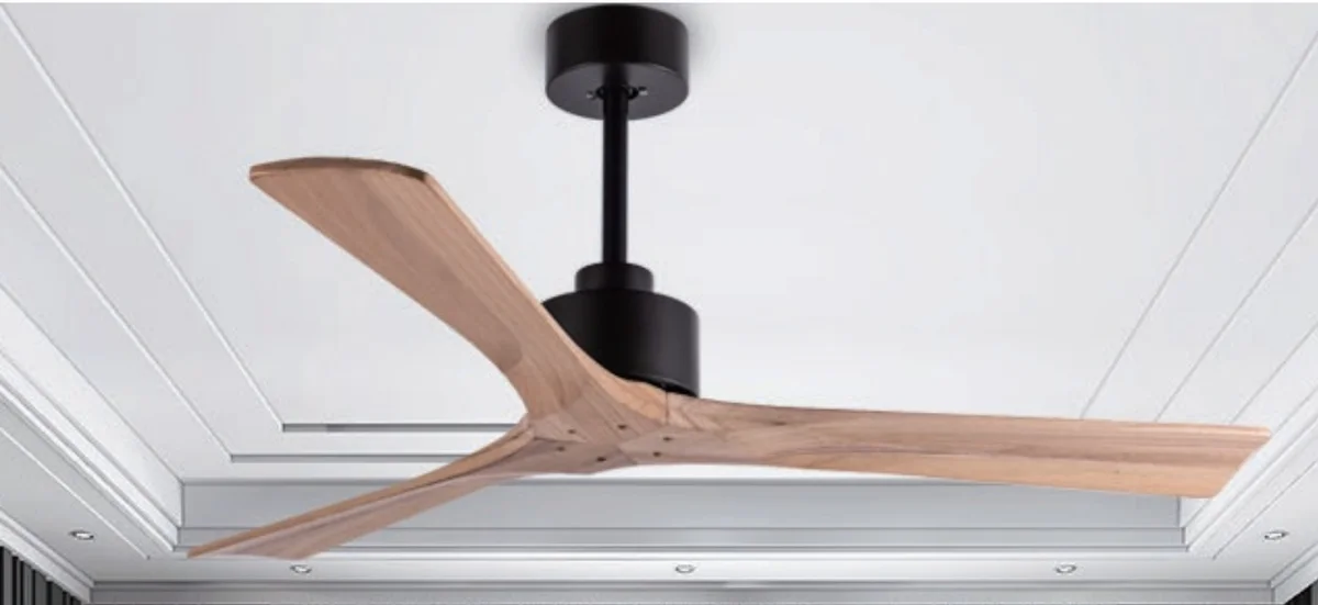 E1023 — Wood blade ceiling fan