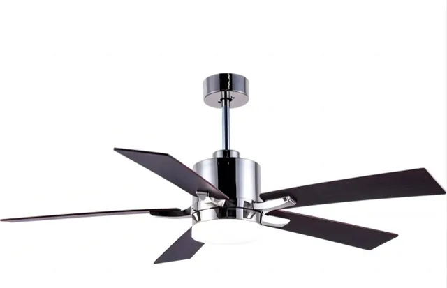 E1064 — Wood blade ceiling fan with light