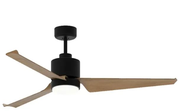 E1069BK — ABS blade ceiling fan with light