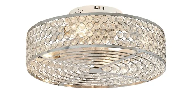 E1082 — Decorative ceiling fan with light