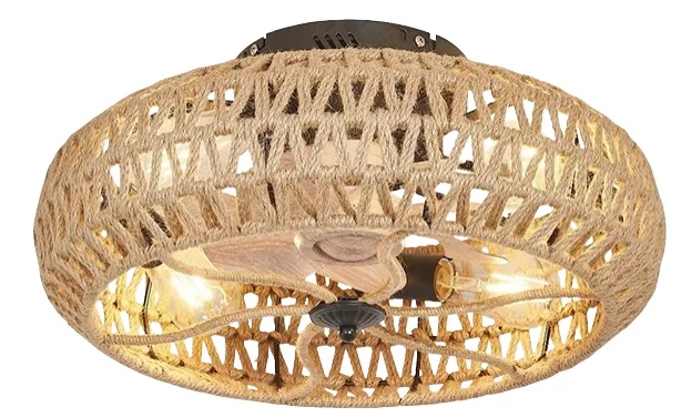 E1083 — Decorative ceiling fan with light