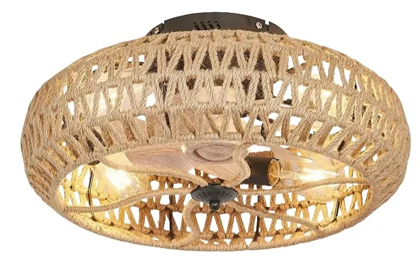 E1083 — Decorative ceiling fan with light