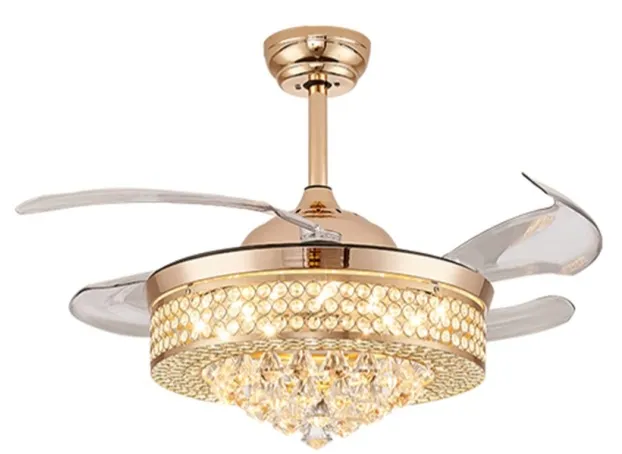 E1090 — Decorative ceiling fan with light