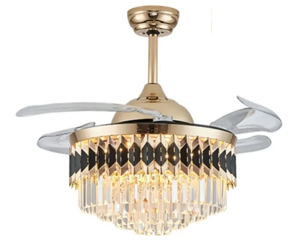 E1091 — Decorative ceiling fan with light