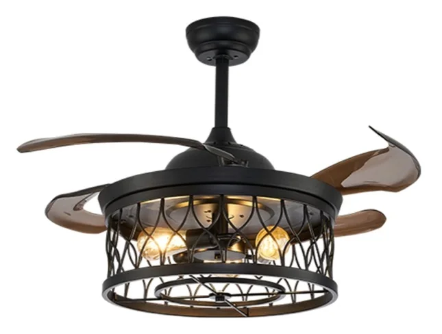 E1098 — Decorative ceiling fan with light