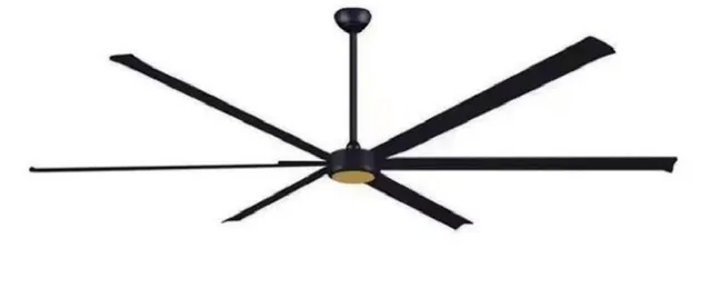 E1108 — Aluminium blade ceiling fan with light