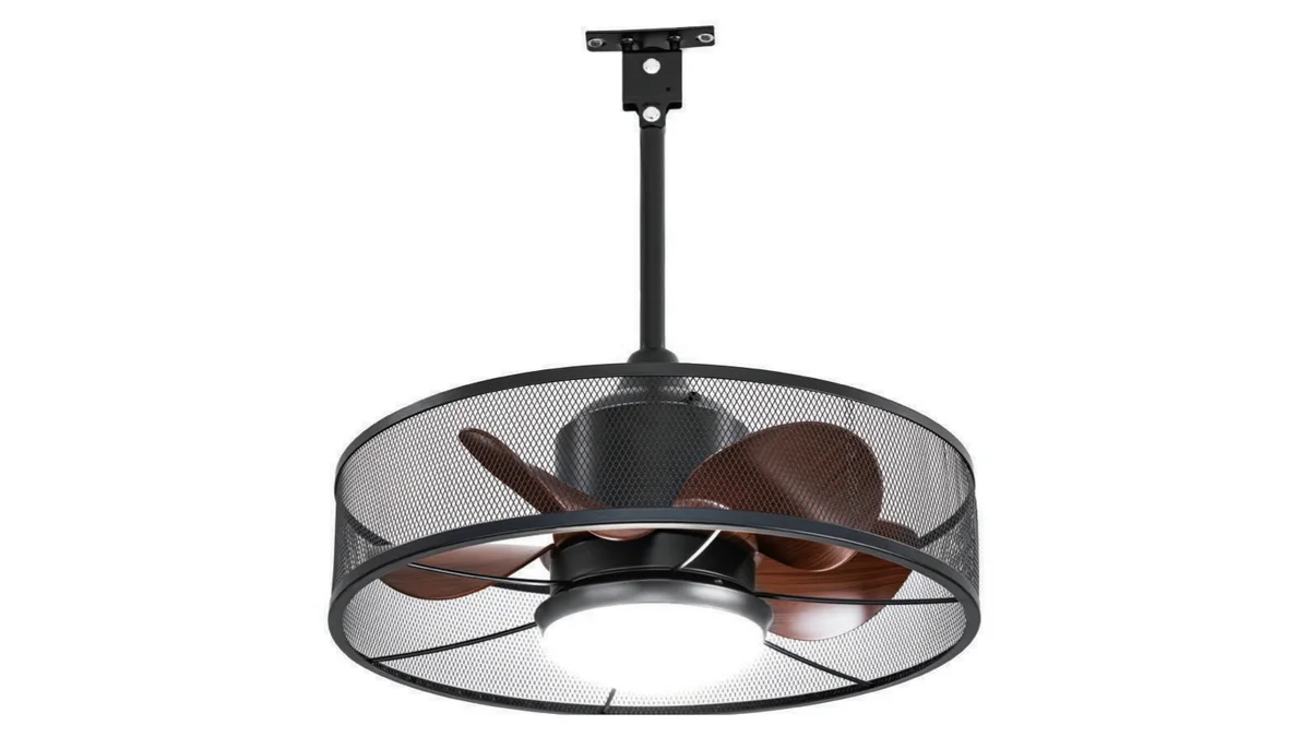 E1110 — ABS blade ceiling fan with light