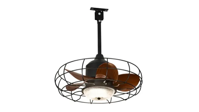 E1119 — ABS blade ceiling fan with light
