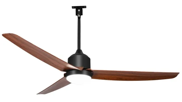 E1124HS — ABS blade ceiling fan with light