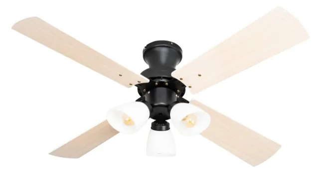 E1139T — Plywood blade ceiling fan with light